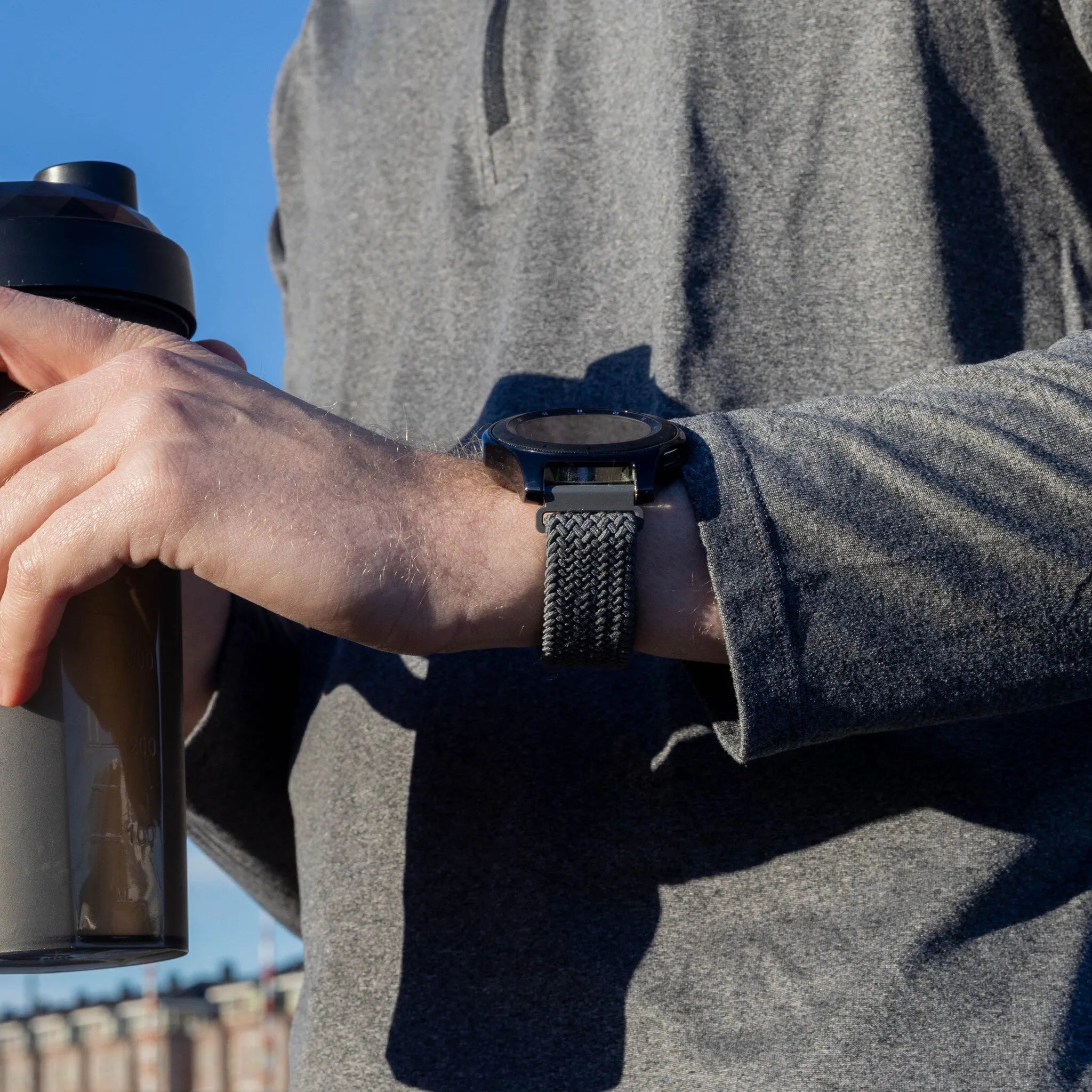 Bracelet tressé OnePlus Watch 3 avec P-boucle (gris)