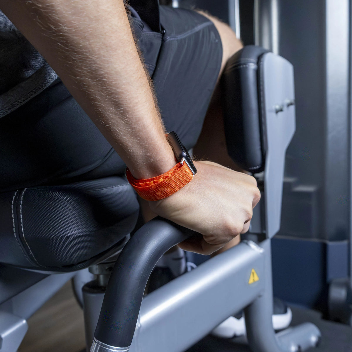Alpine Nylon Strap, orange, lifestyle photo