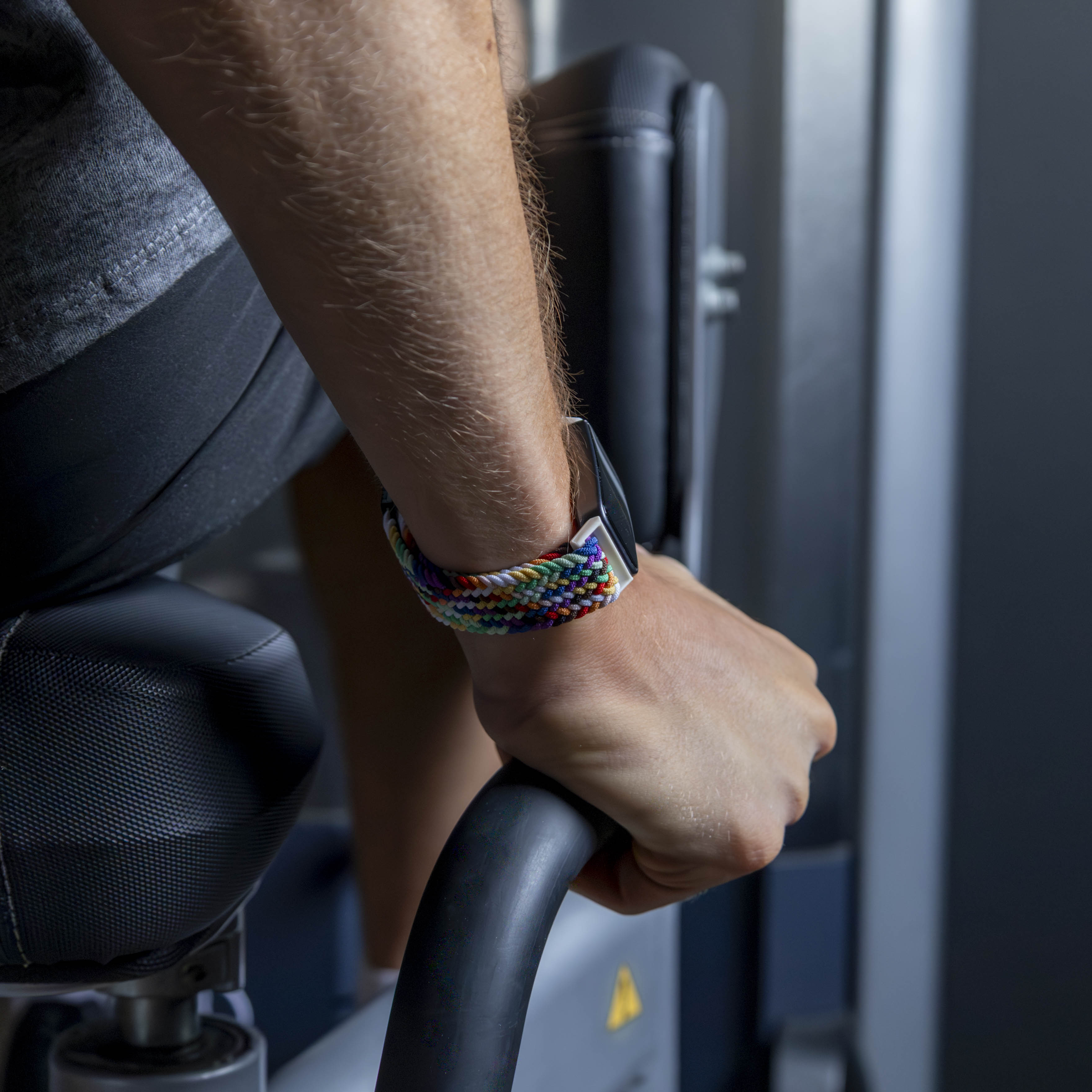 Bracelet tressé Huawei Band 10 (arc-en-ciel)