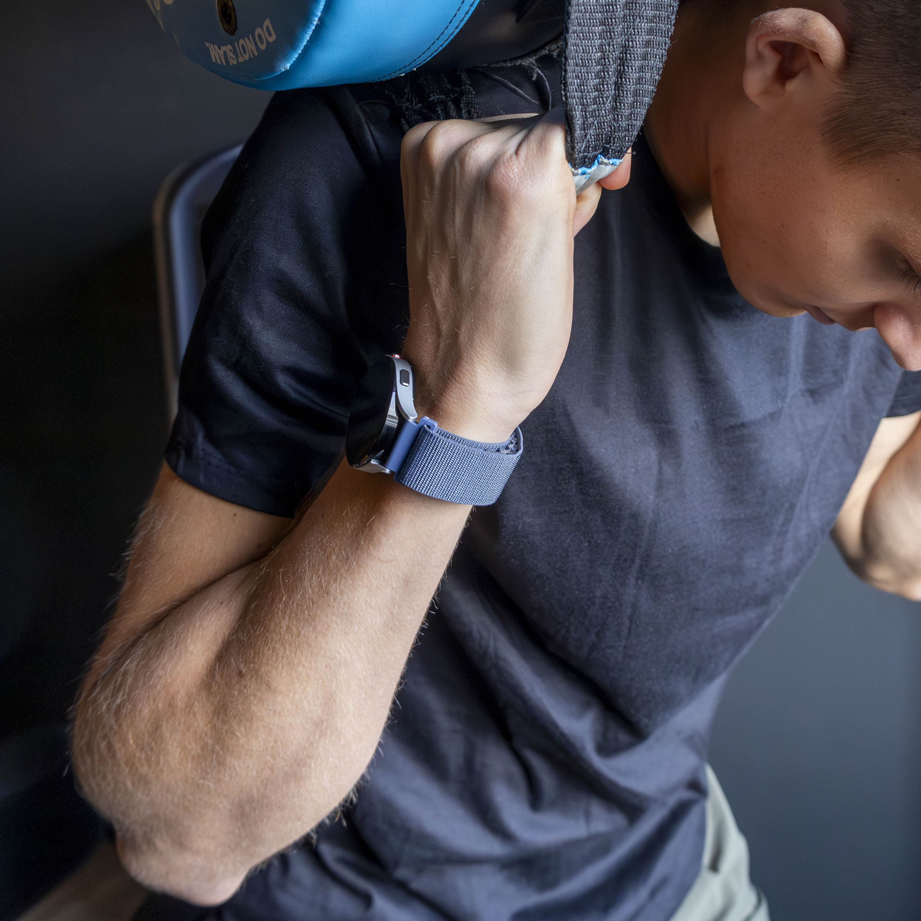 Bandz Withings ScanWatch Nova Alpine Nylon Strap (Greyblue)