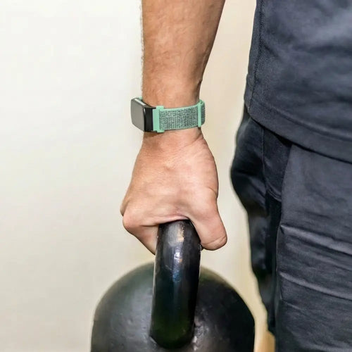 Fitbit Charge 6 Nylon Strap (Mint Green)
