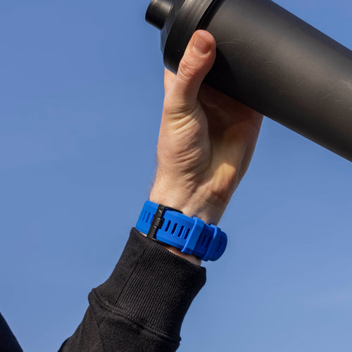Bracelet en silicone Garmin Quatix 3 / 6x / 7x Solar (bleu)