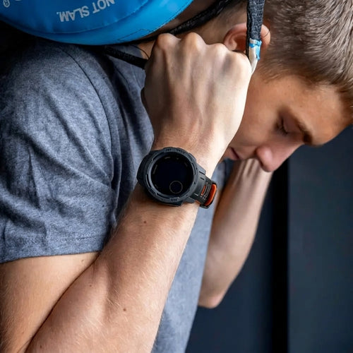 Bracelet sport Garmin Instinct 1 / 2  (noir/rouge)