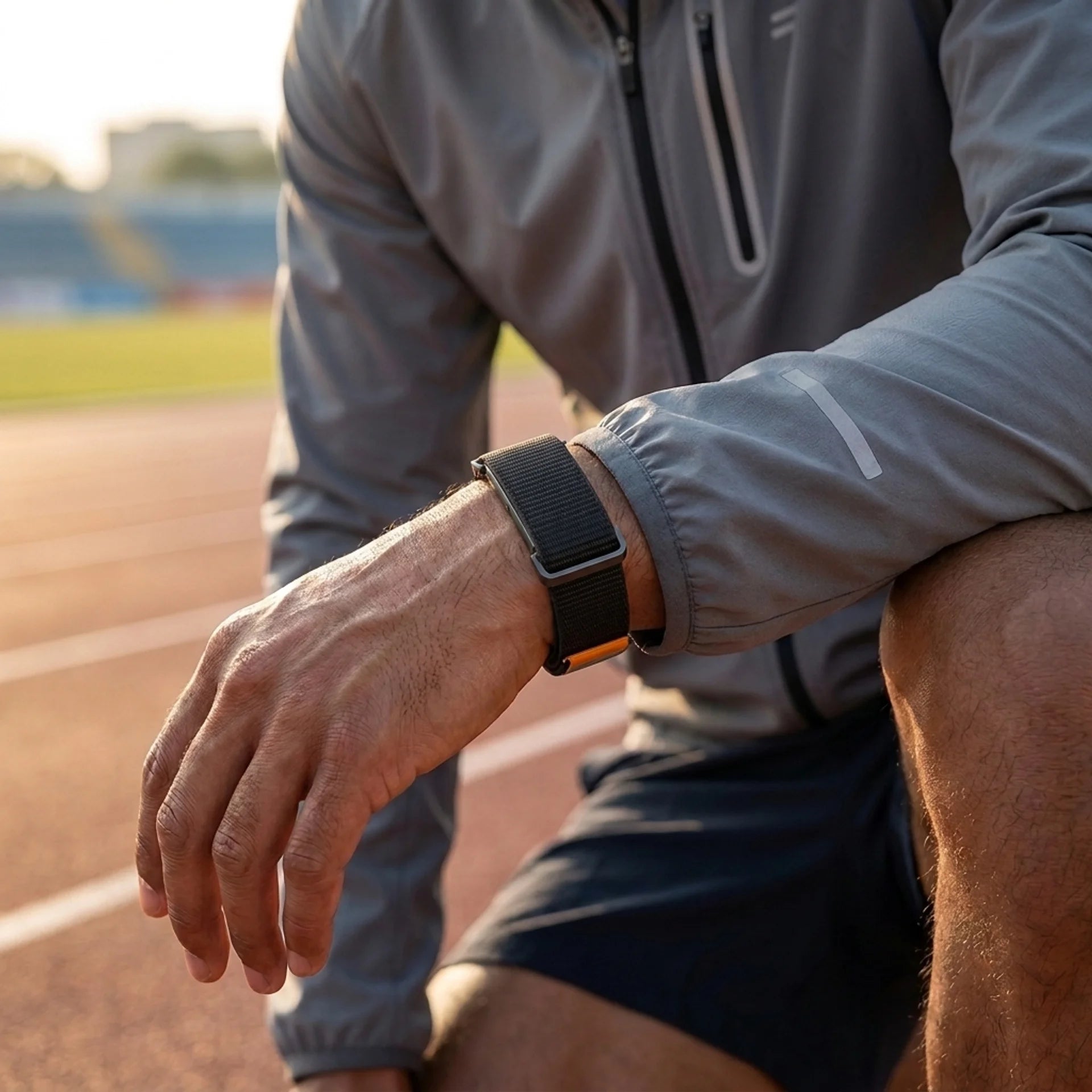 Bracelet nylon ultra fine Fitbit Air (noir)