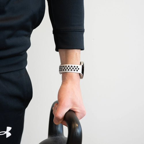 Bandz ICE Smart 2.0 Square 1.70 Sport Strap 'Deluxe' (White/Black)