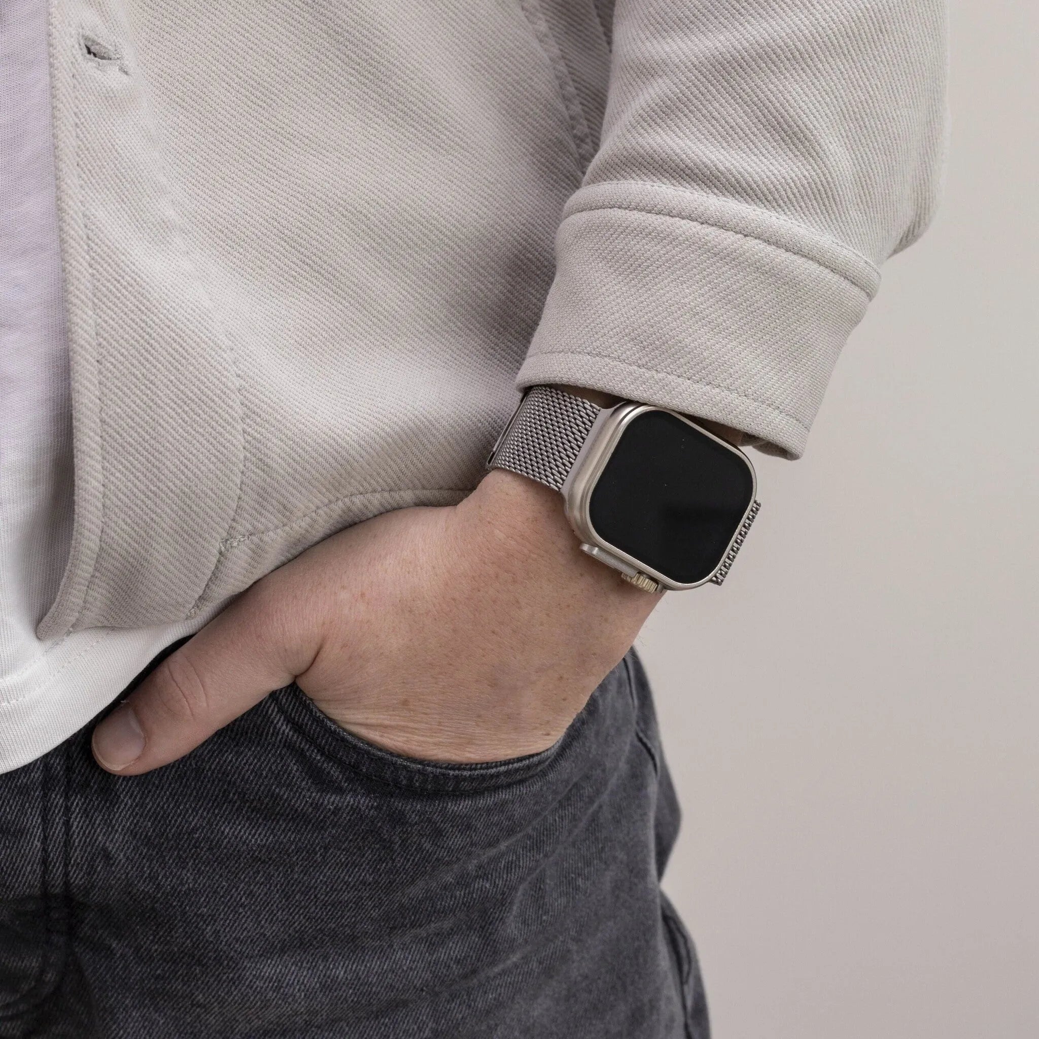 Bracelet Milanais en titane Apple Watch (titane)