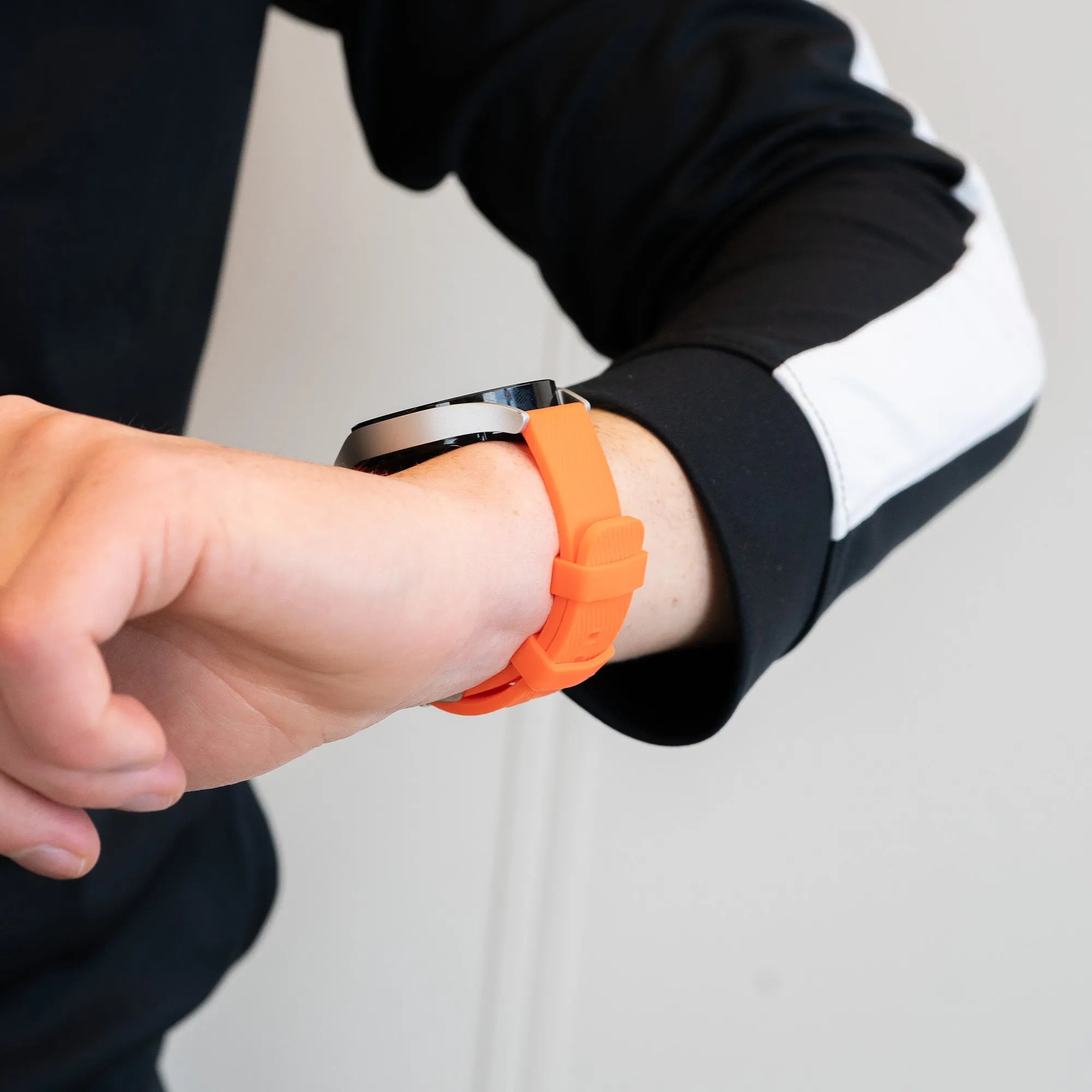Bandz Bracelet silicone 'Deluxe' Suunto 9 Peak Pro (orange)