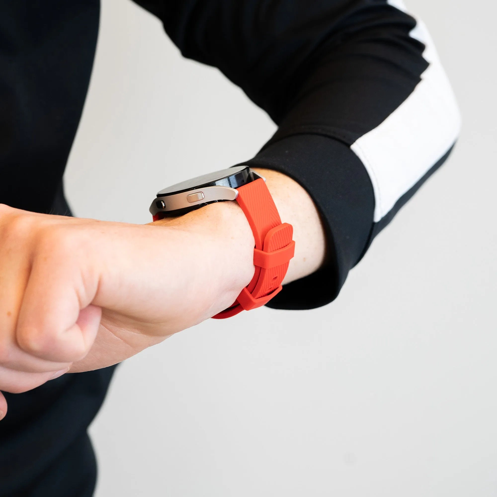 Bandz Bracelet silicone 'Deluxe' Amazfit Cheetah 2 Pro (rouge)