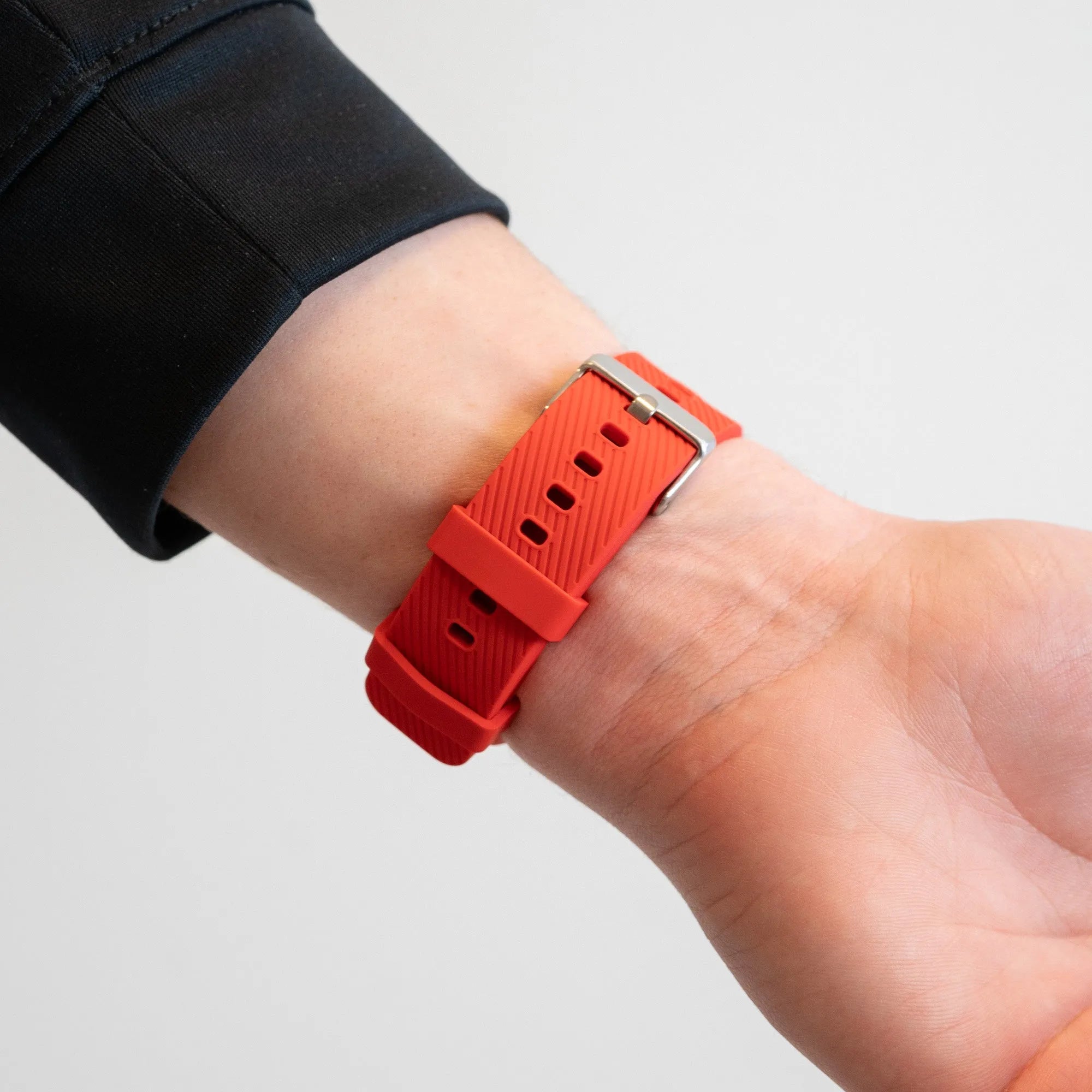 Bandz Bracelet silicone 'Deluxe' Suunto 9 Peak Pro (rouge)