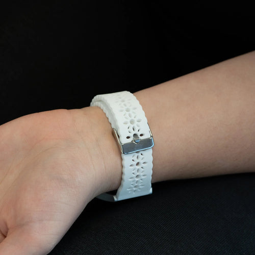 Bandz Bracelet silicone aéré ICE Smart 3.0 Rectangular 1.78 (blanc)