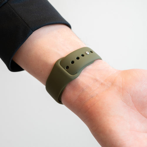 Bandz Realme Watch S (Pro) Sport Strap 'Deluxe' (Olive Green)