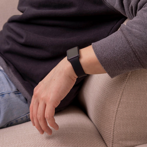 Silicone Strap, black, lifestyle photo
