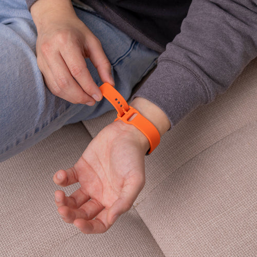 Silicone Strap, orange, lifestyle photo