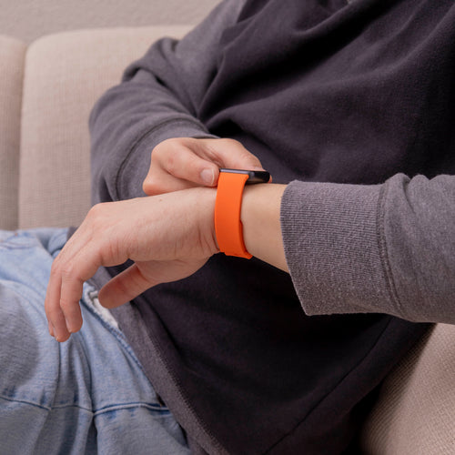 Silicone Strap, orange, lifestyle photo