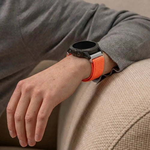Bracelet nylon Garmin Fenix 7 (orange)
