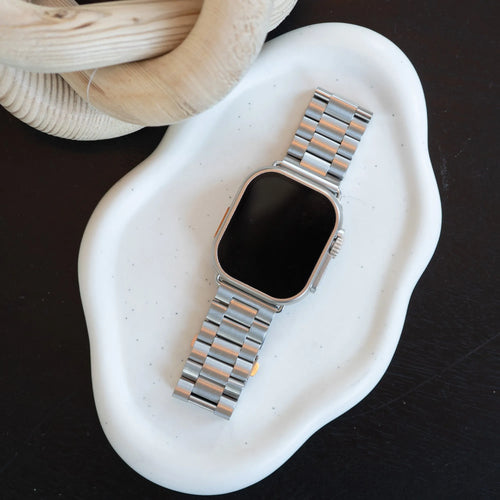 Steel Strap, silver, lifestyle photo
