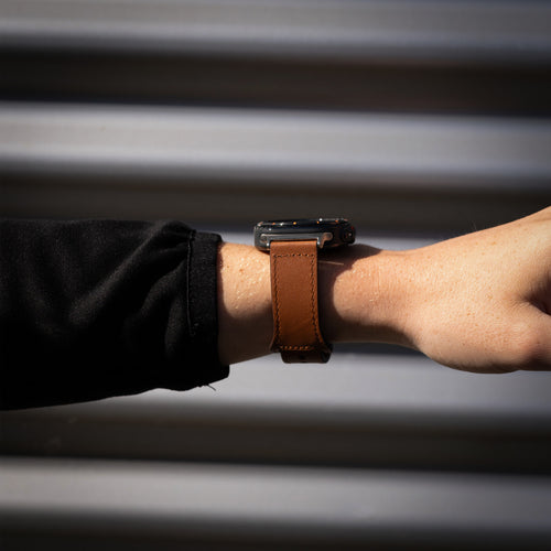 Bracelet cuir Samsung Galaxy Watch Ultra (brun)