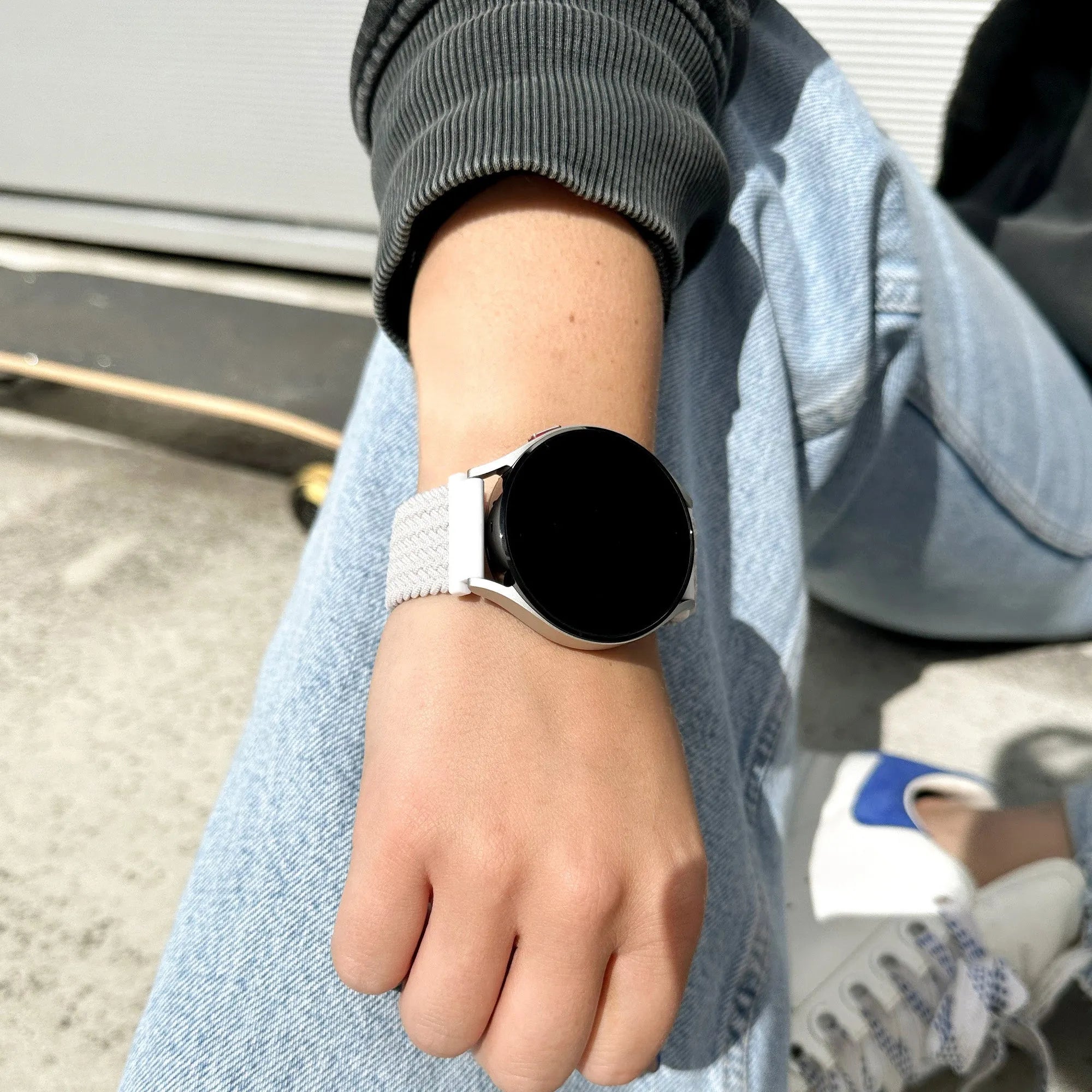 Bracelet tissé réglable OnePlus Watch 3 (blanc)