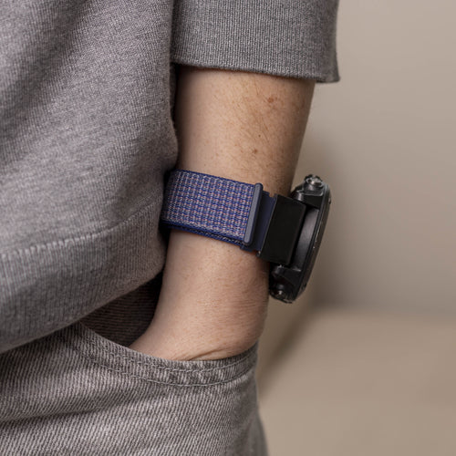 Bracelet nylon Garmin Approach S62 (bleu)