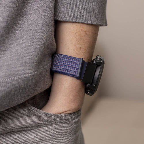 Bracelet nylon Garmin Instinct 2 (bleu)