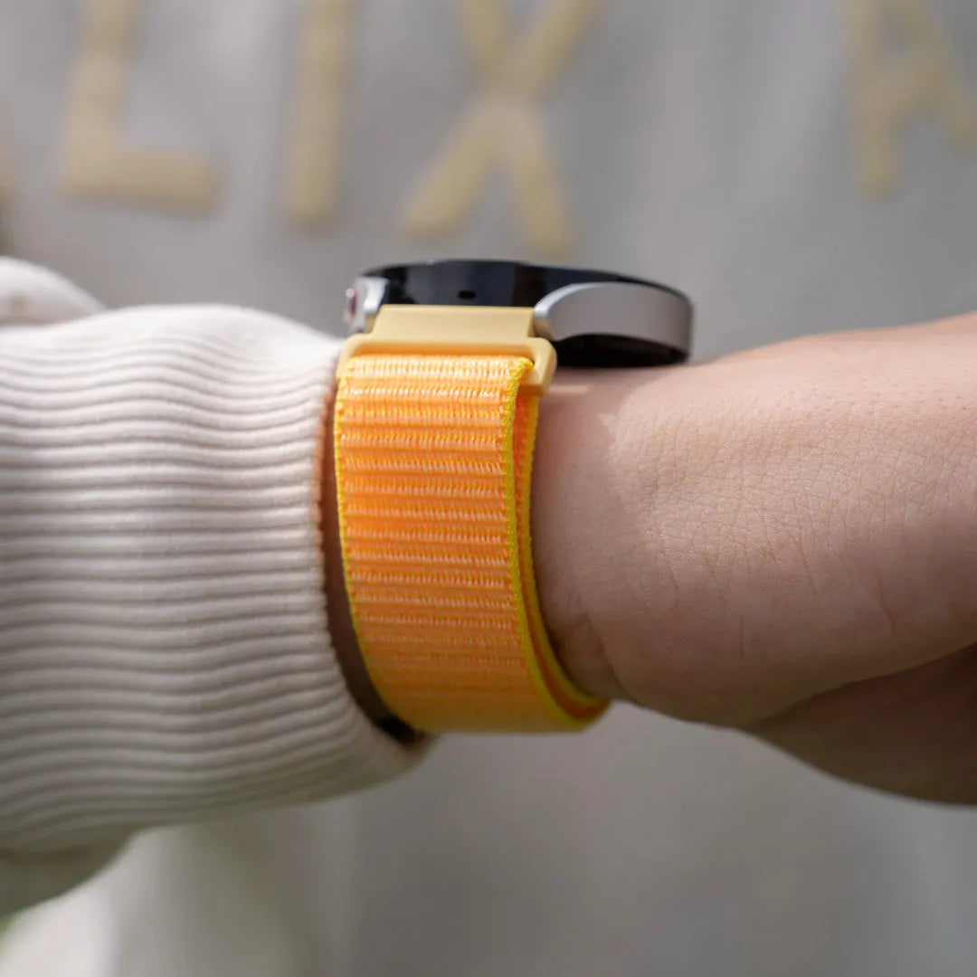 Bracelet nylon Amazfit Bip 3 (Pro) (jaune clair)