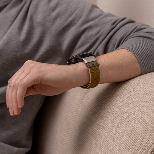 Nylon Strap, olive green, lifestyle photo