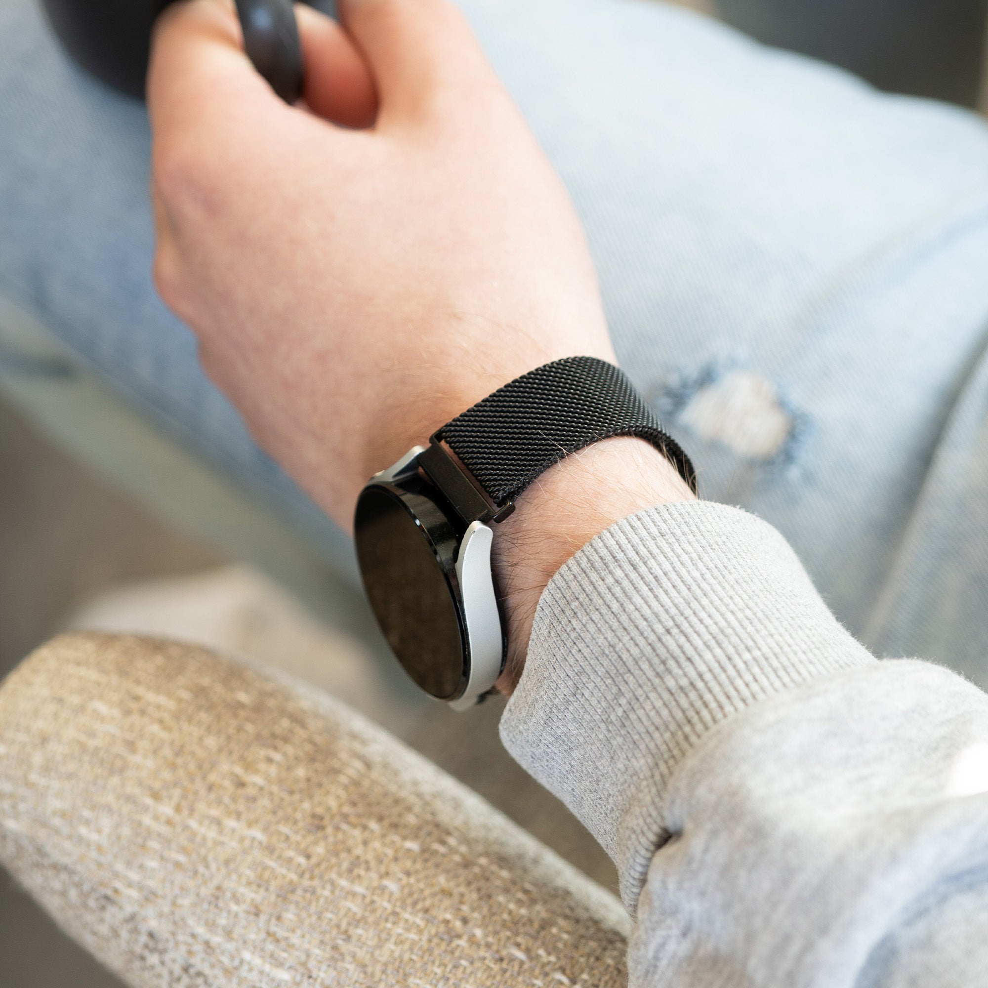 Bracelet milanese Xiaomi Mi Watch (noir)