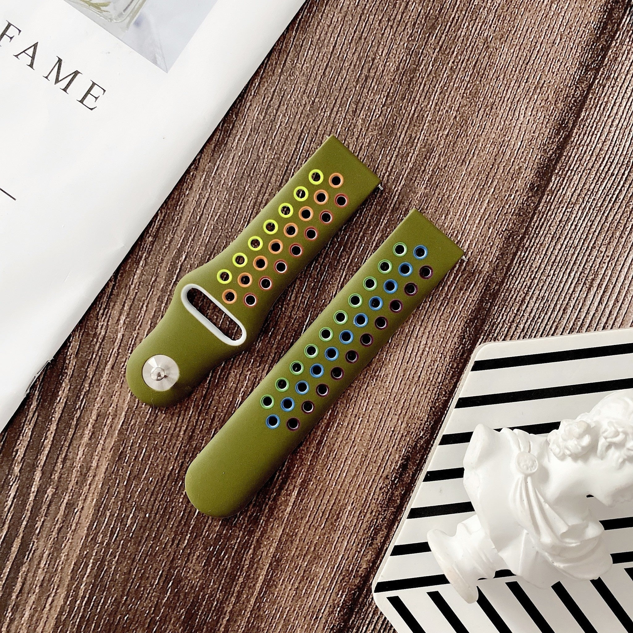 Silicone Sport Strap, lifestyle photo