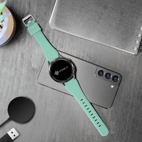Gard Pro Health 4 smartwatch Twill Silicone Strap (Aqua)