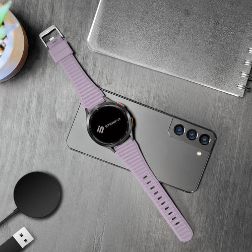 Bracelet silicone sergé Amazfit Cheetah (Pro) (lila)
