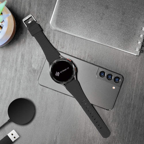 Amazfit Cheetah (Pro) Twill Silicone Strap (Black)
