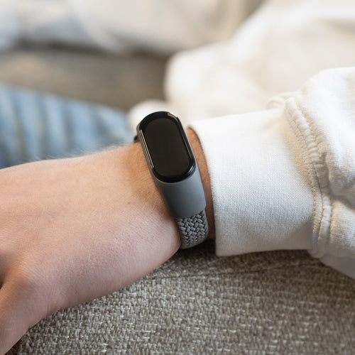 Bracelet tressé Xiaomi Mi Band 7 (gris foncé)