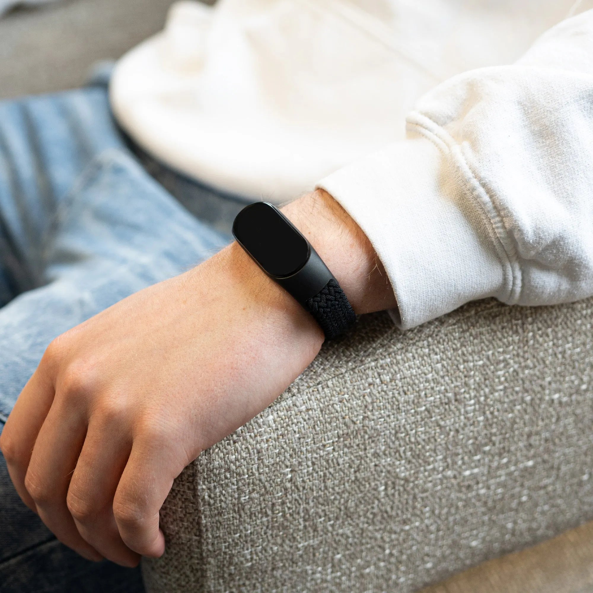 Bracelet tressé Xiaomi Mi Band 5 (noir)