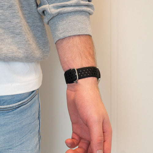 Bandz Bracelet sport 'Air' Amazfit Active 2 (noir)