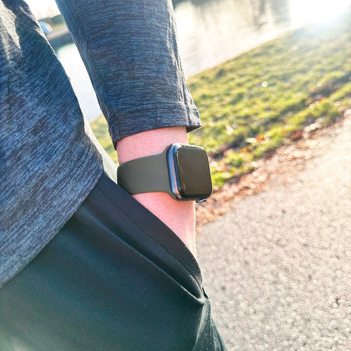 Silicone Strap, army green, lifestyle photo