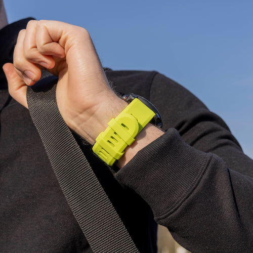 Bracelet silicone Garmin Fenix 9 - 51mm (vert clair)