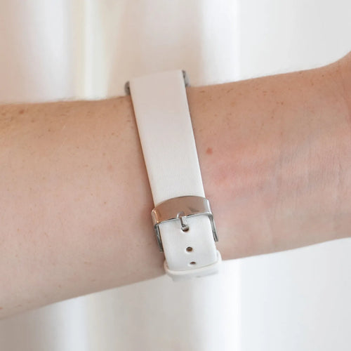 Leather Strap, white, lifestyle photo