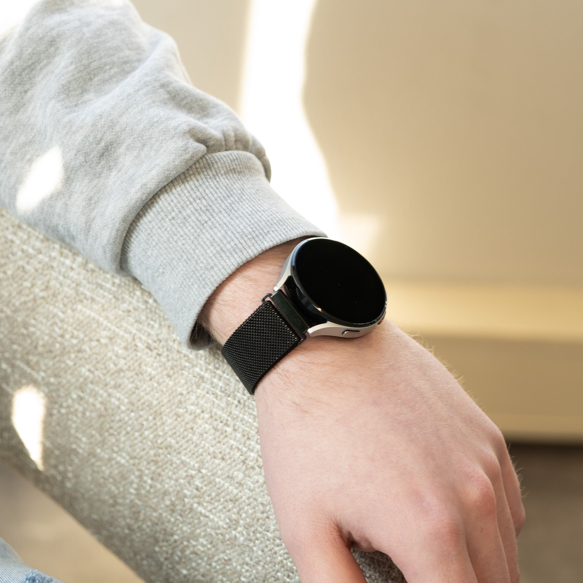 Bracelet milanese Xiaomi Mi Watch (noir)