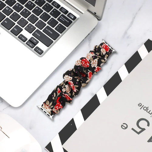Nylon Scrunchie Strap, flowers, lifestyle photo