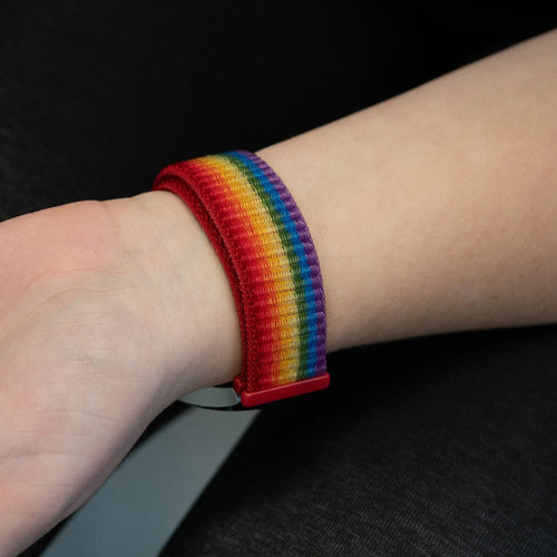 Bandz Bracelet nylon loop Polar Pacer (arc-en-ciel)