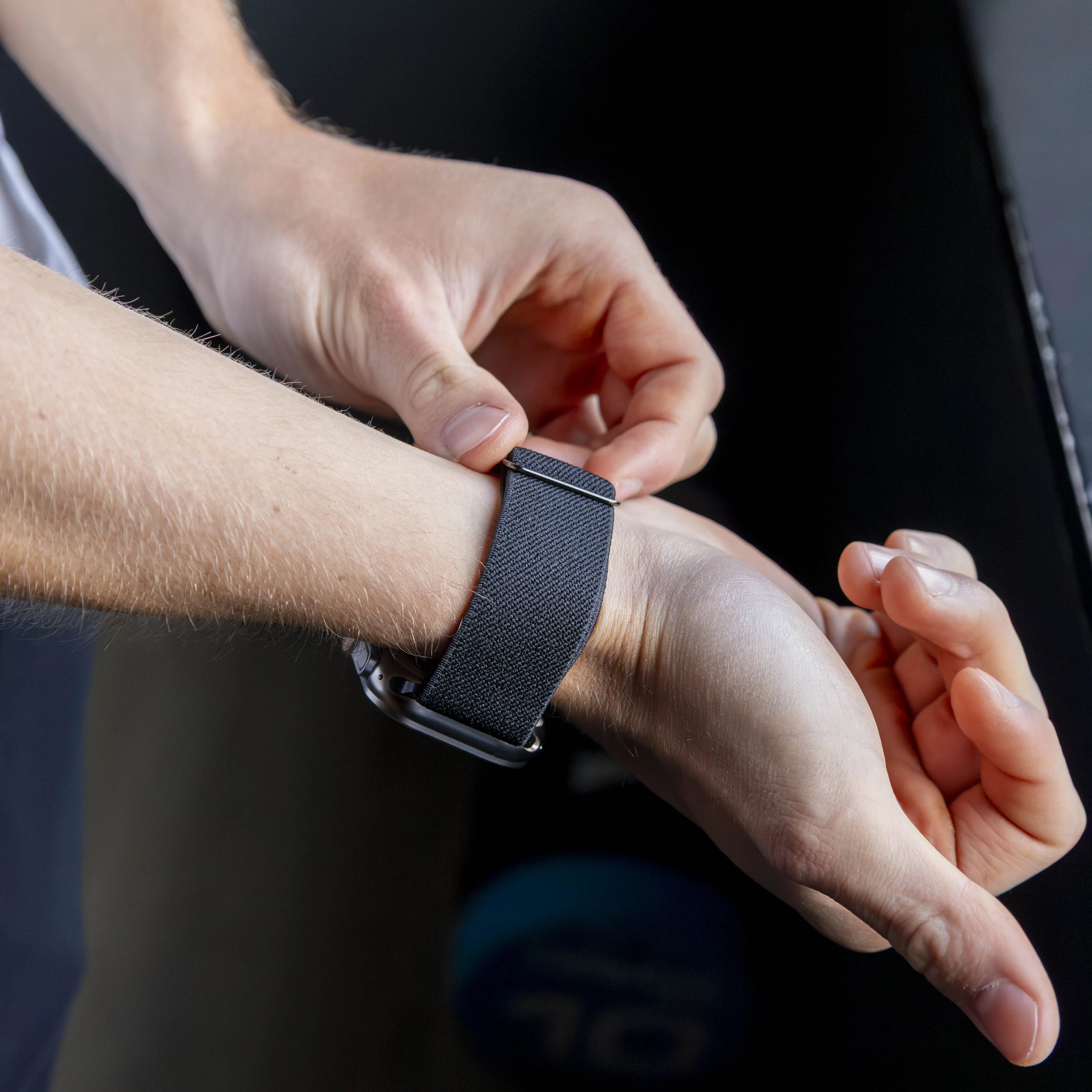 Bracelet élastique Apple Watch (noir)