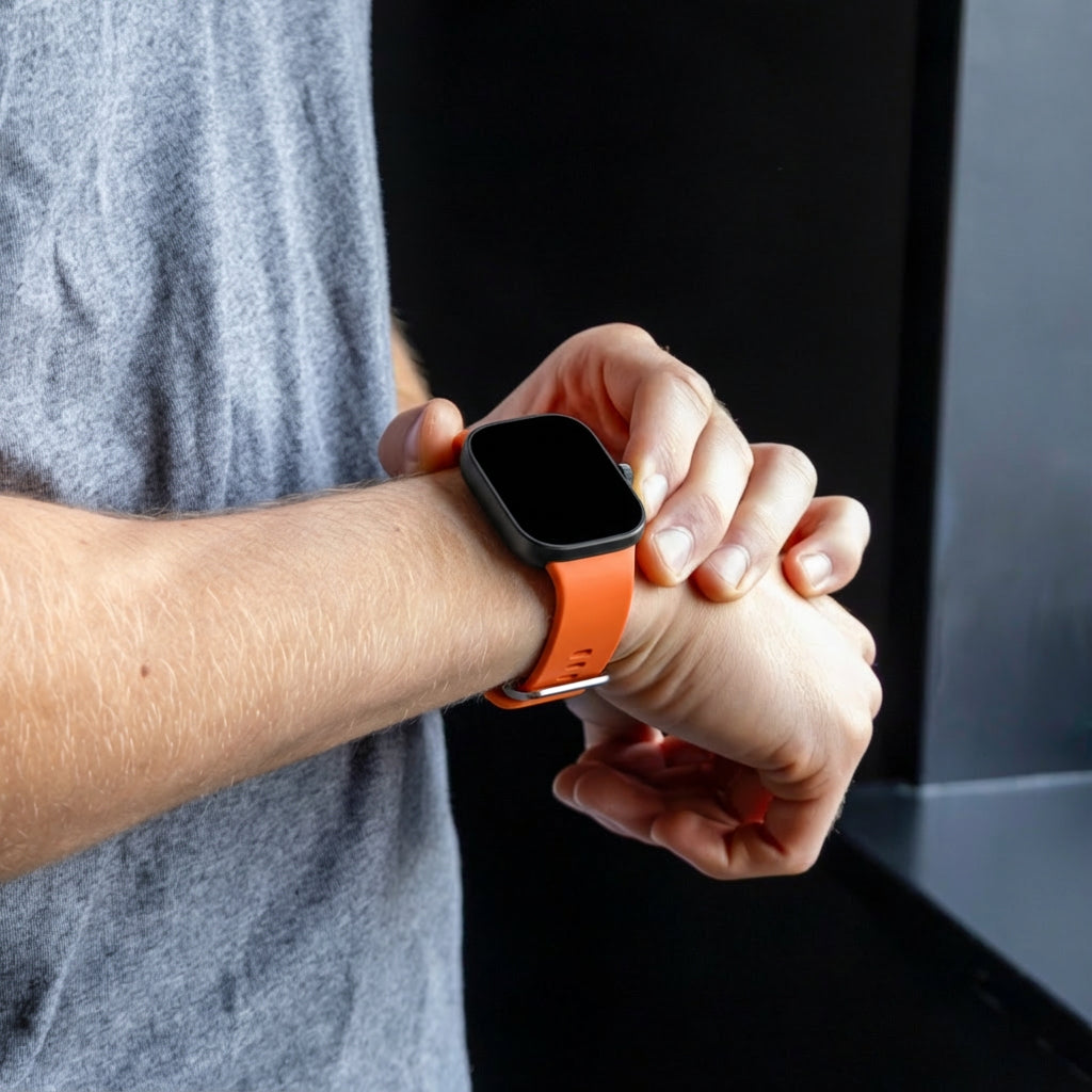 Bracelet silicone Xiaomi Smart Band 9 Pro (orange)