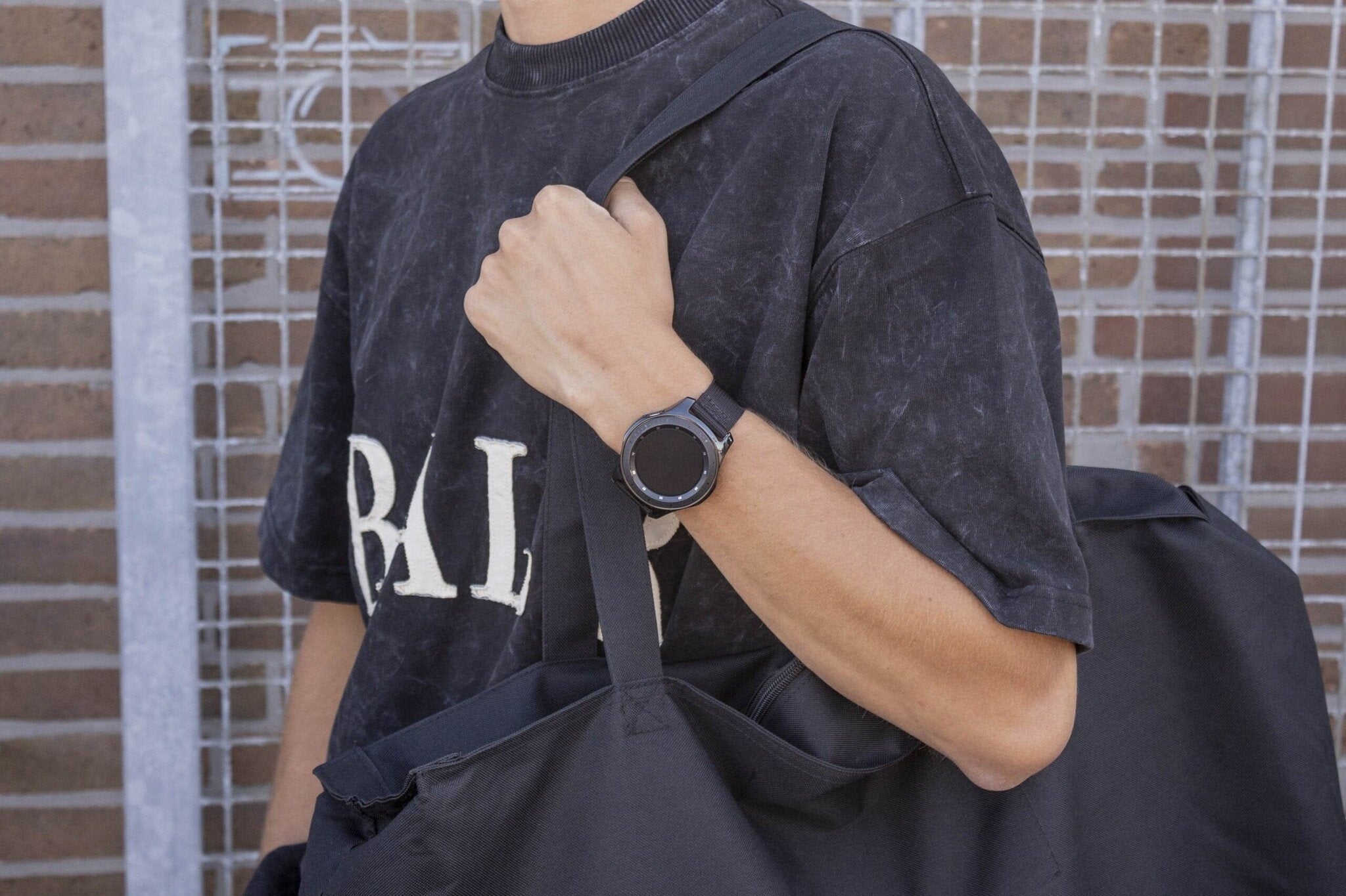 BALR Bracelet nylon avec boucle Xiaomi Watch S1 (noir)
