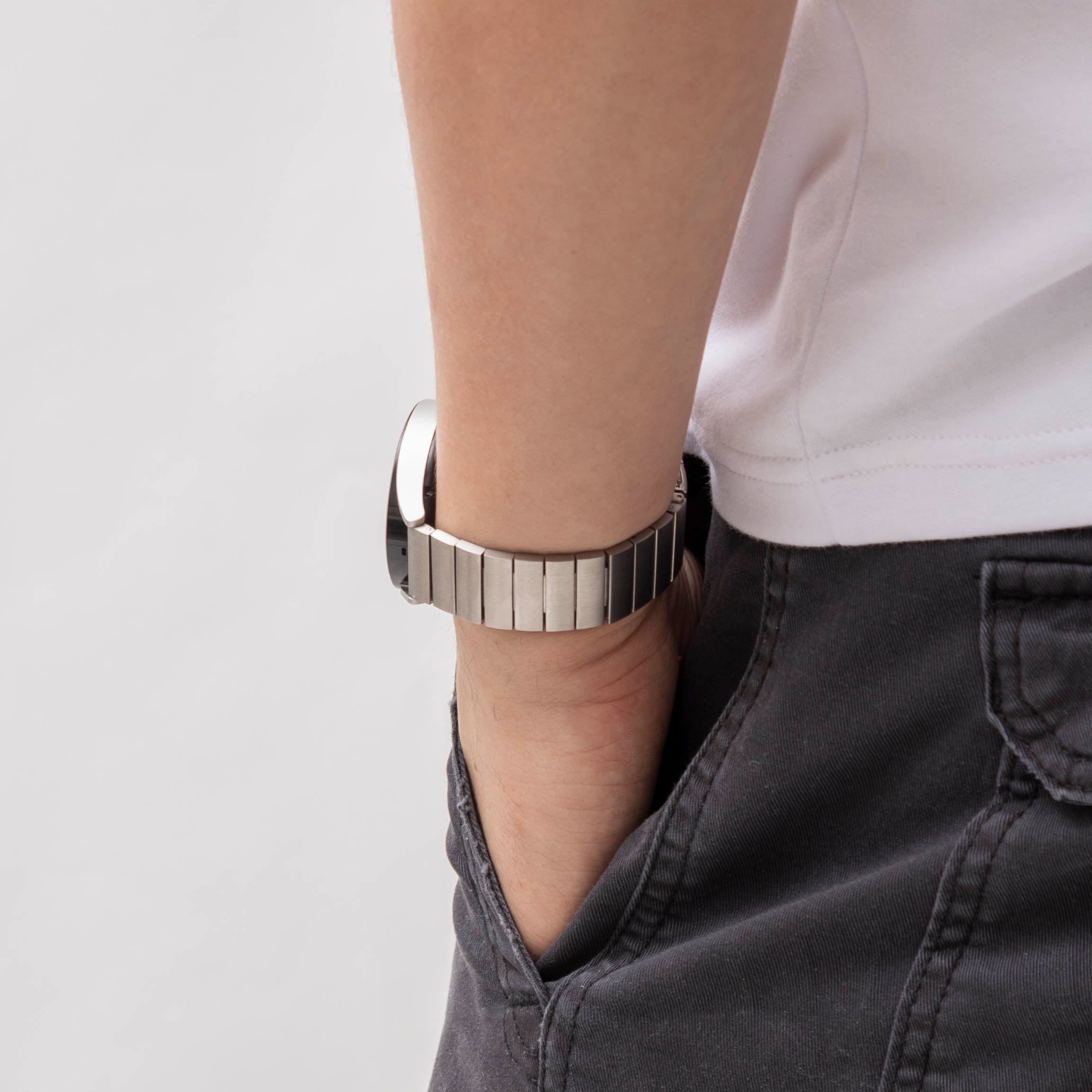 Bracelet métal Samsung Galaxy Watch 4 Classic 42mm (argent)