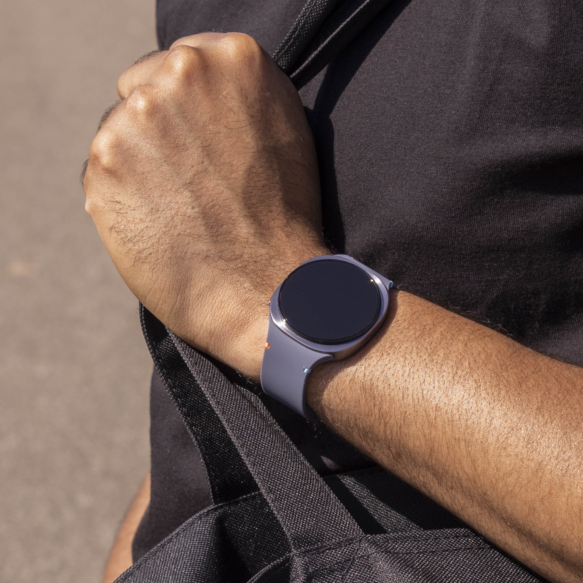 Samsung Galaxy Watch 9 - 40mm Silicone Strap (Grey-Blue)