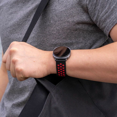 Bracelet sport Samsung Galaxy Watch 8 - 40mm (noir/rouge)