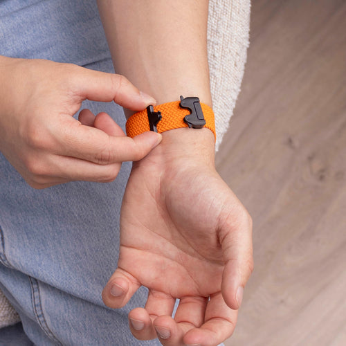 Bracelet tissu avec boucle Samsung Galaxy Watch 8 - 40mm (orange)