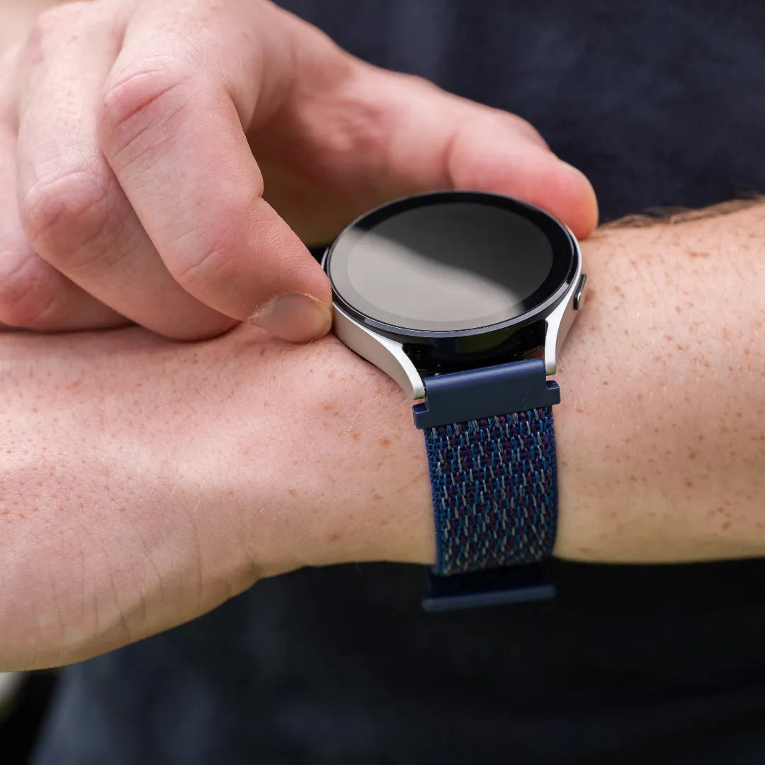 Coros Pace 3 Nylon Strap (Purple/Blue)