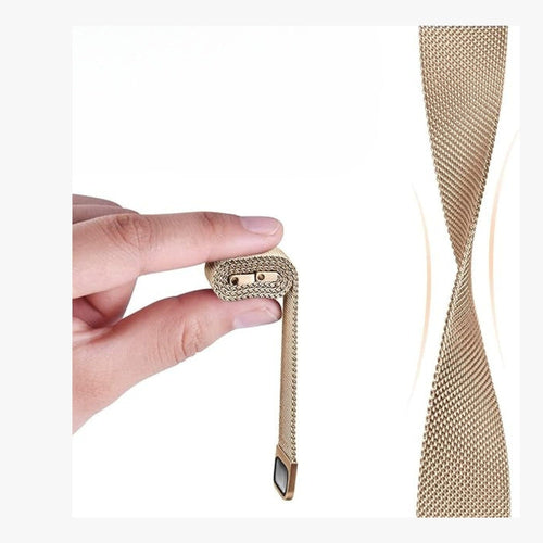 Milanese Strap, champagne, lifestyle photo
