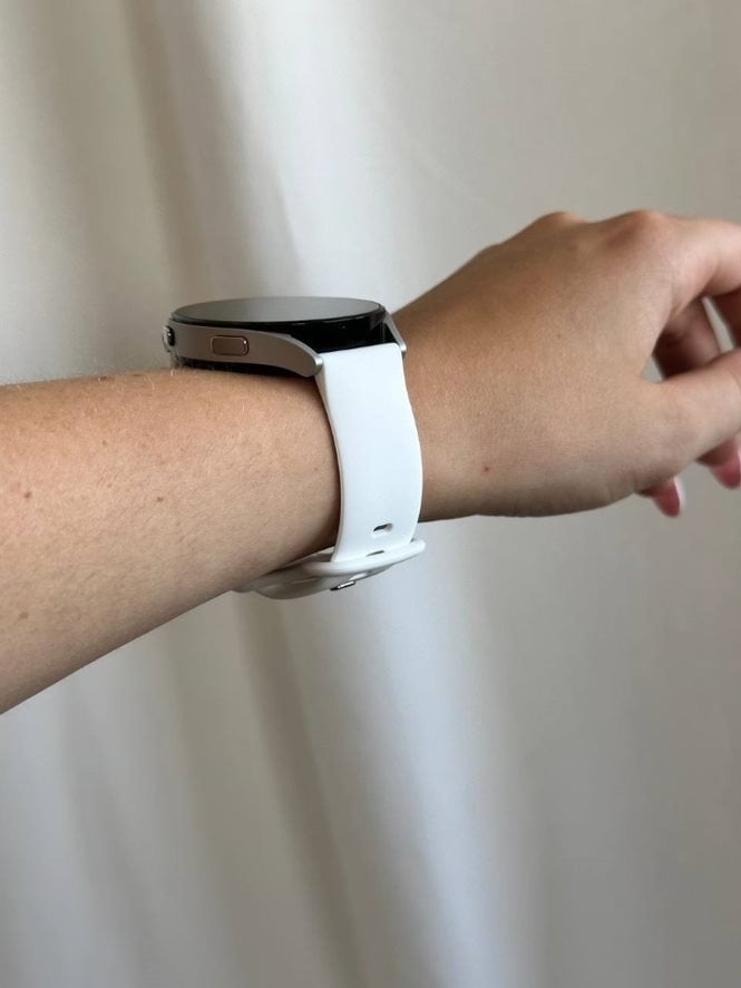 Bracelet silicone xoxo Wildhearts Amazfit GTS 3 (blanc)